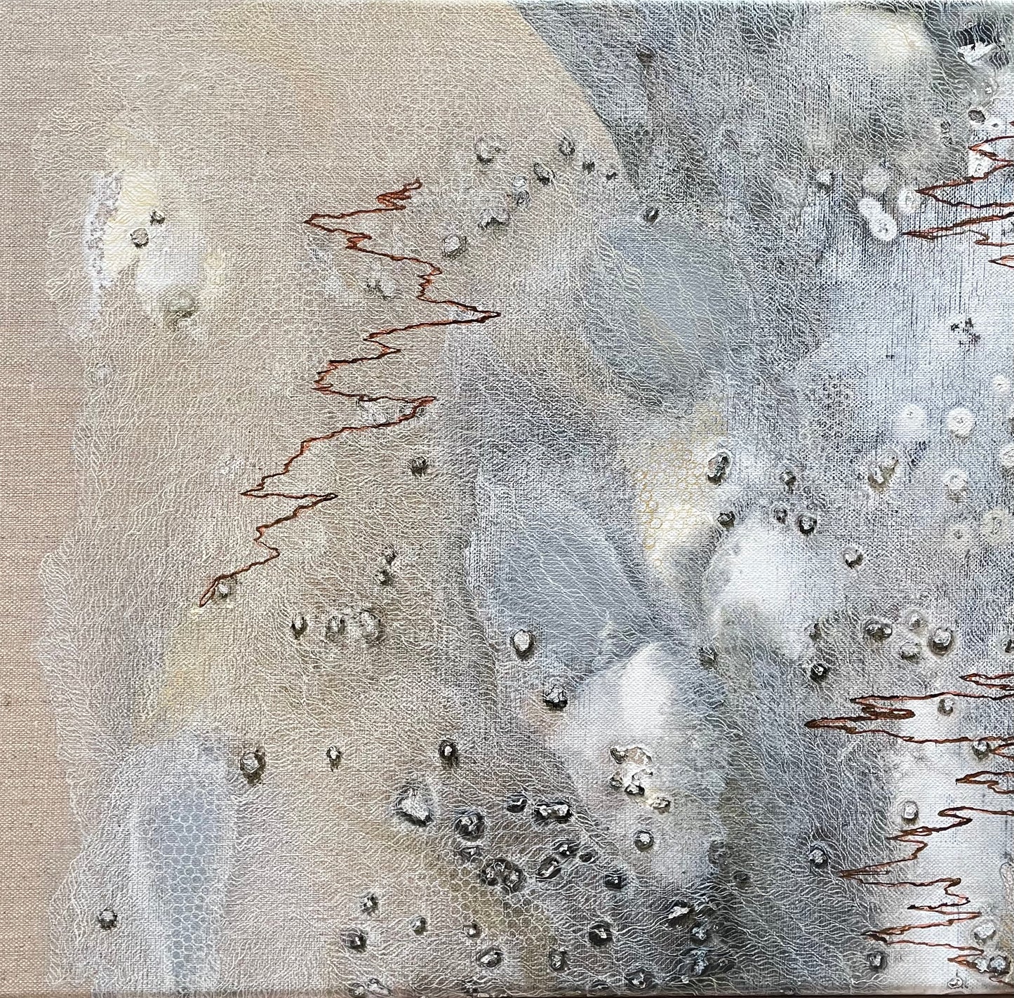 On exhibition at AAF Melbourne - Scribbly Gum II