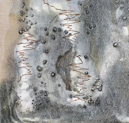 On exhibition at AAF Melbourne - Scribbly Gum IV