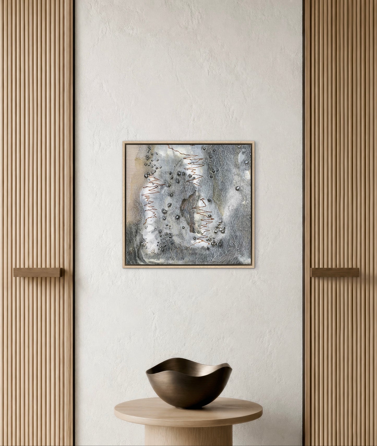 On exhibition at AAF Melbourne - Scribbly Gum IV
