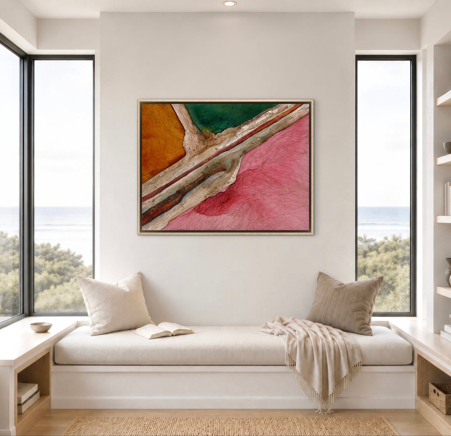 On exhibition at AAF Melbourne - A Quiet Perspective - Hutt Lagoon WA (II)